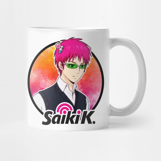 Saiki Kusuo with Logo by InfinitelyPink